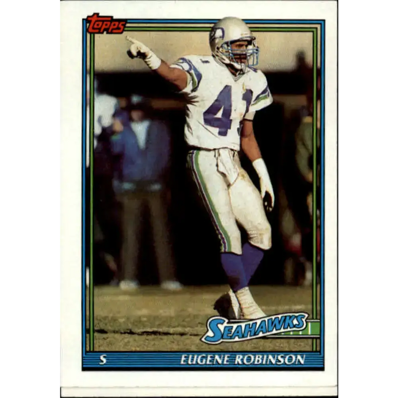 1991 Topps #280 Terry Wooden NM-MT Seattle Seahawks Football Card - Football Card Single