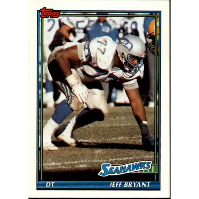 1991 Topps #281 Jeff Bryant NM-MT Seattle Seahawks Football Card - Football Card Single