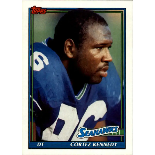 1991 Topps #287 Cortez Kennedy NM-MT Seattle Seahawks Football Card
