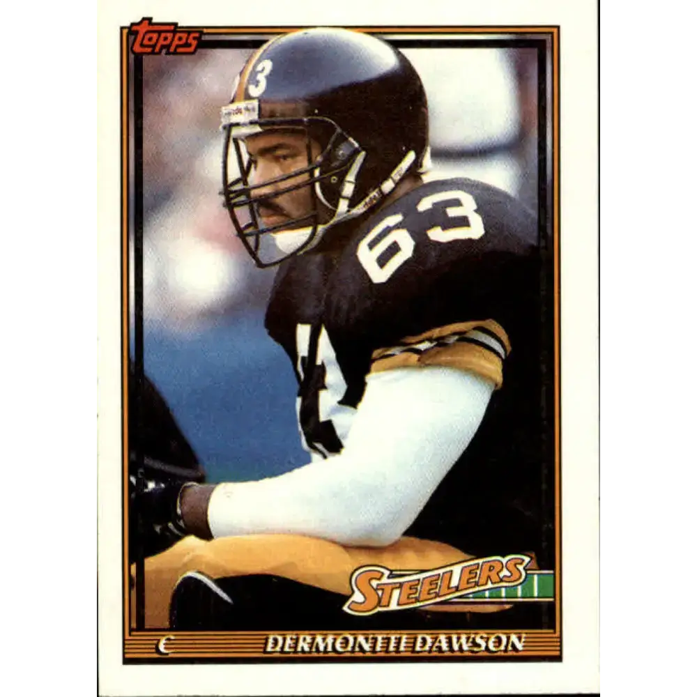 1991 Topps #289 Dermontti Dawson NM-MT Pittsburgh Steelers Football Card - Football Card Single