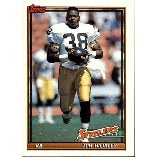 1991 Topps #291 Tim Worley NM-MT Pittsburgh Steelers Football Card