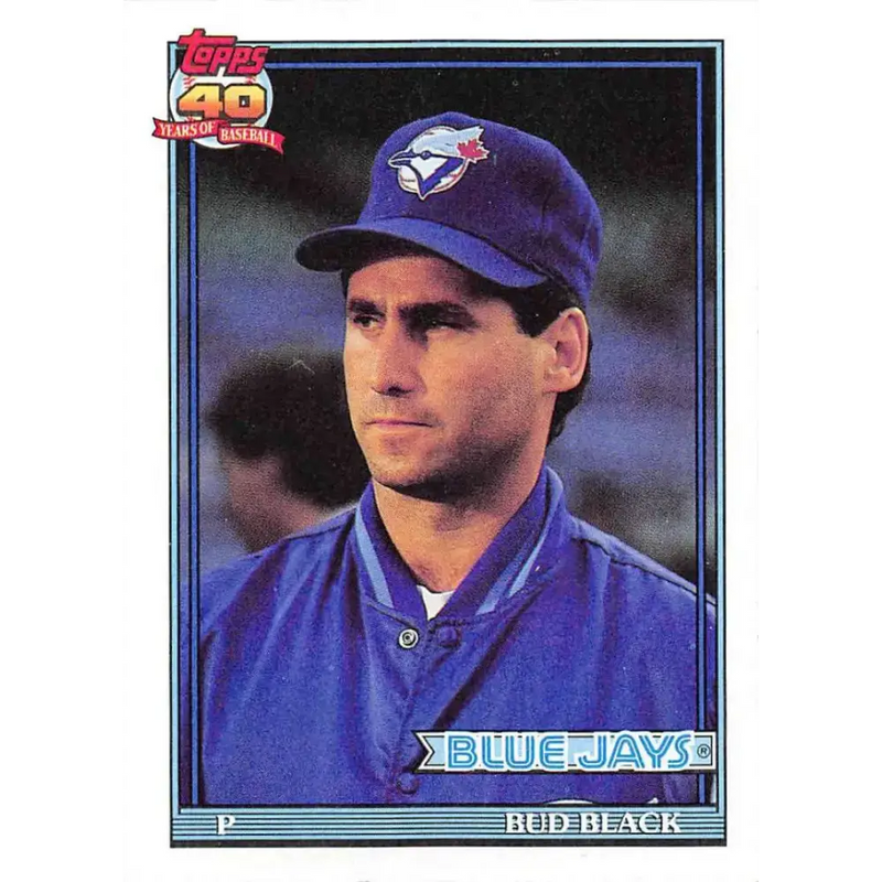 1991 Topps #292 Bud Black NM-MT Toronto Blue Jays Baseball Card - Baseball Card Single