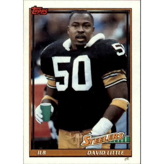 1991 Topps #292 David Little NM-MT Pittsburgh Steelers Football Card