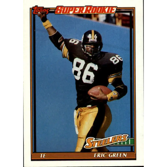 1991 Topps #302 Eric Green NM-MT RC Rookie Pittsburgh Steelers Football Card