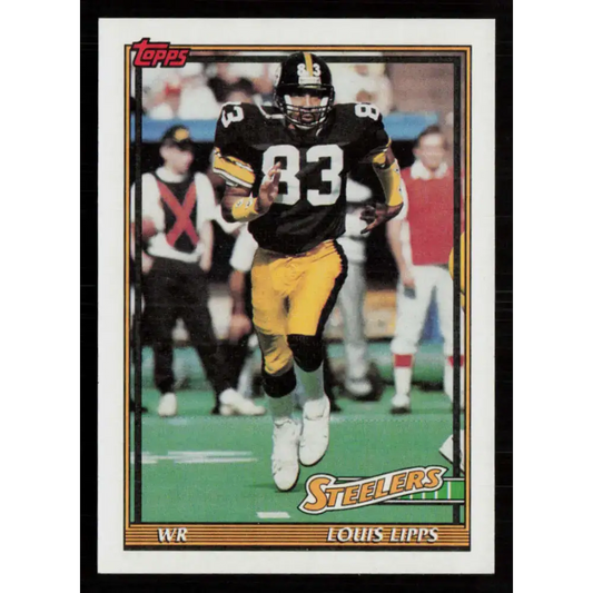 1991 Topps #307 Louis Lipps NM-MT Pittsburgh Steelers Football Card