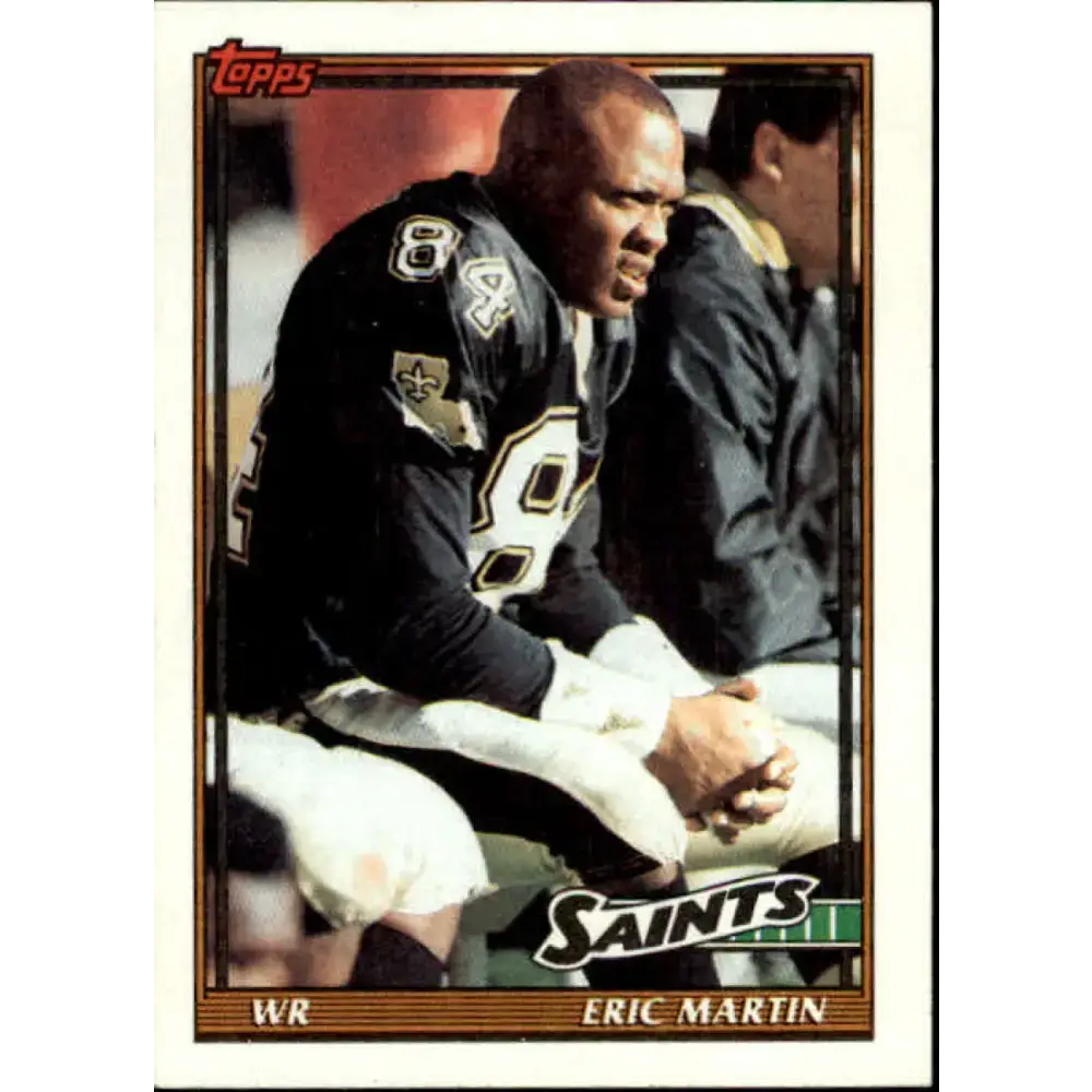 1991 Topps #311 Eric Martin NM-MT New Orleans Saints Football Card - Football Card Single