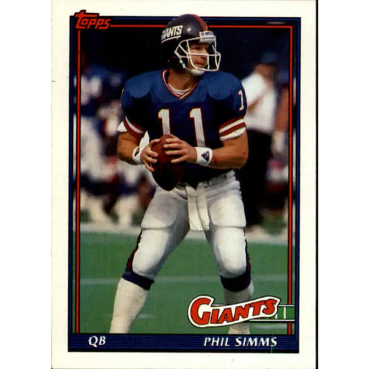 1991 Topps #32 Phil Simms NM-MT New York Giants Football Card