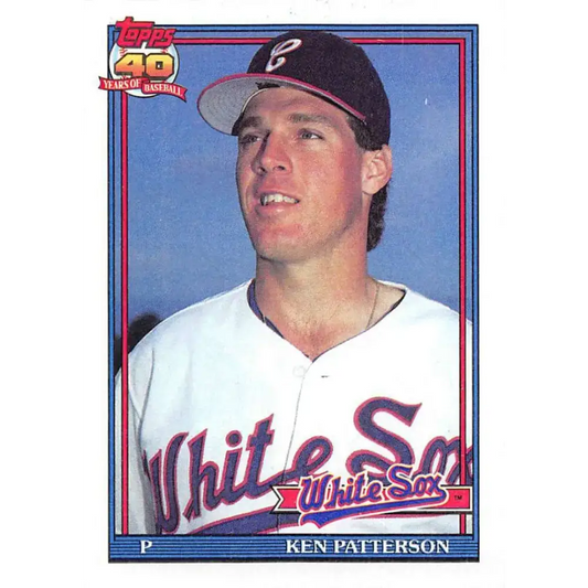 1991 Topps #326 Ken Patterson NM-MT Chicago White Sox Baseball Card - Baseball Card Single