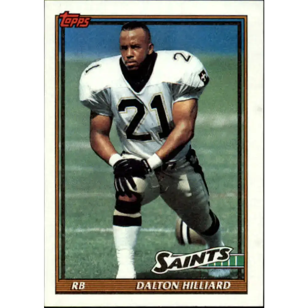 1991 Topps #329 Dalton Hilliard NM-MT New Orleans Saints Football Card - Football Card Single