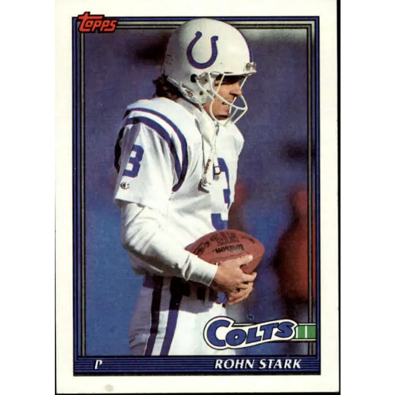 1991 Topps #335 Rohn Stark NM-MT Indianapolis Colts Football Card - Football Card Single