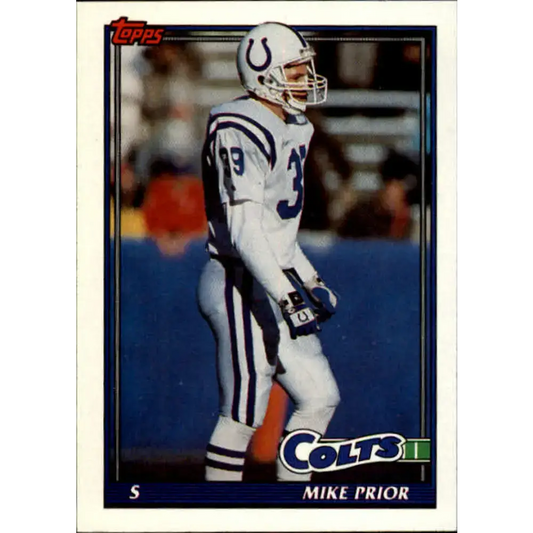 1991 Topps #339 Mike Prior NM-MT Indianapolis Colts Football Card