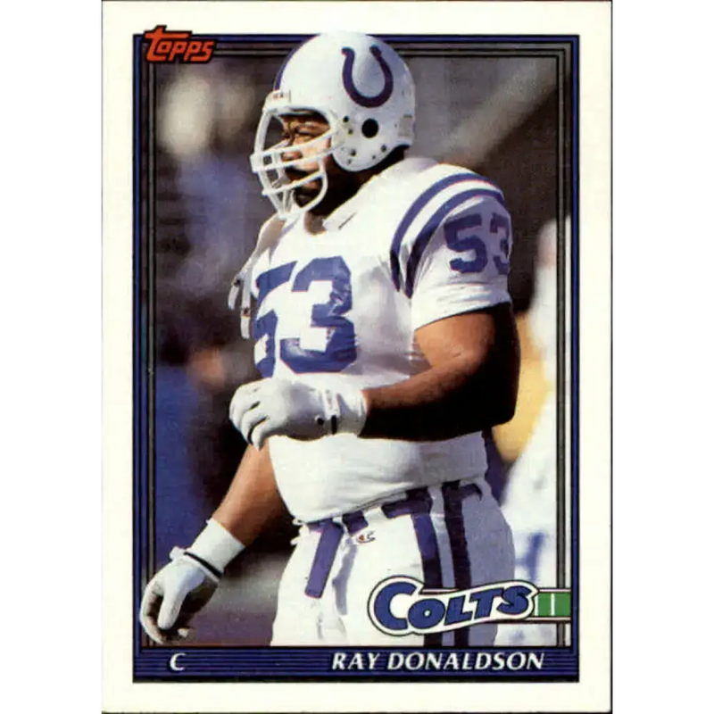 1991 Topps #342 Ray Donaldson NM-MT Indianapolis Colts Football Card - Football Card Single