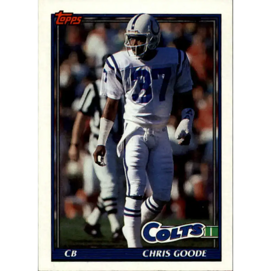 1991 Topps #345 Chris Goode NM-MT Indianapolis Colts Football Card