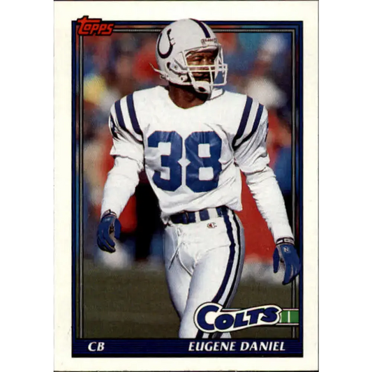 1991 Topps #346 Eugene Daniel NM-MT Indianapolis Colts Football Card