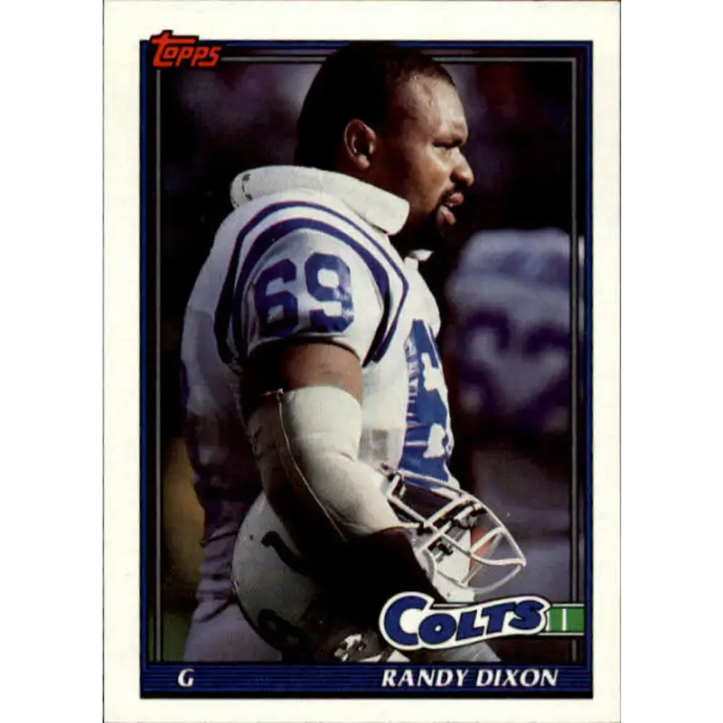 1991 Topps #351 Randy Dixon NM-MT Indianapolis Colts Football Card - Football Card Single