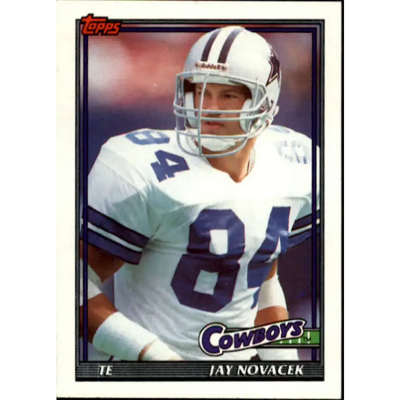 1991 Topps #358 Jay Novacek NM-MT Dallas Cowboys Football Card