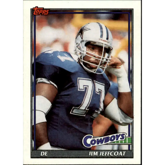 1991 Topps #361 Jim Jeffcoat NM-MT Dallas Cowboys Football Card