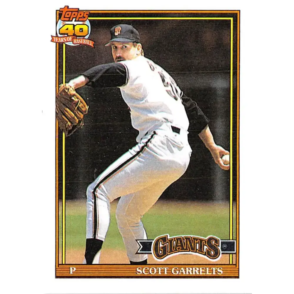 1991 Topps #361 Scott Garrelts NM-MT San Francisco Giants Baseball Card - Baseball Card Single