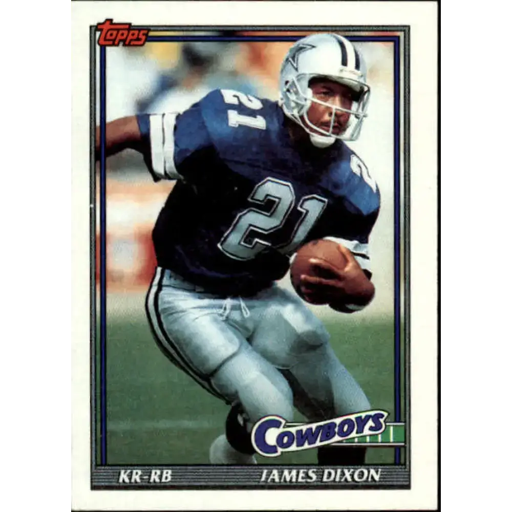1991 Topps #363 James Dixon NM-MT Dallas Cowboys Football Card