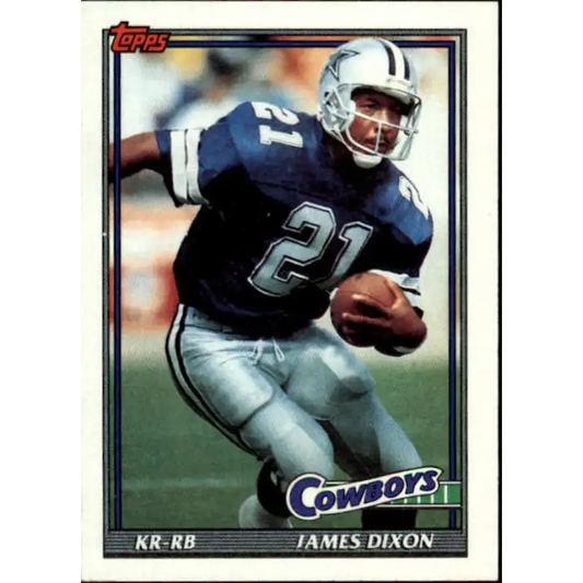 1991 Topps #363 James Dixon NM-MT Dallas Cowboys Football Card