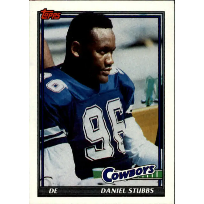 1991 Topps #365 Daniel Stubbs NM-MT Dallas Cowboys Football Card - Football Card Single