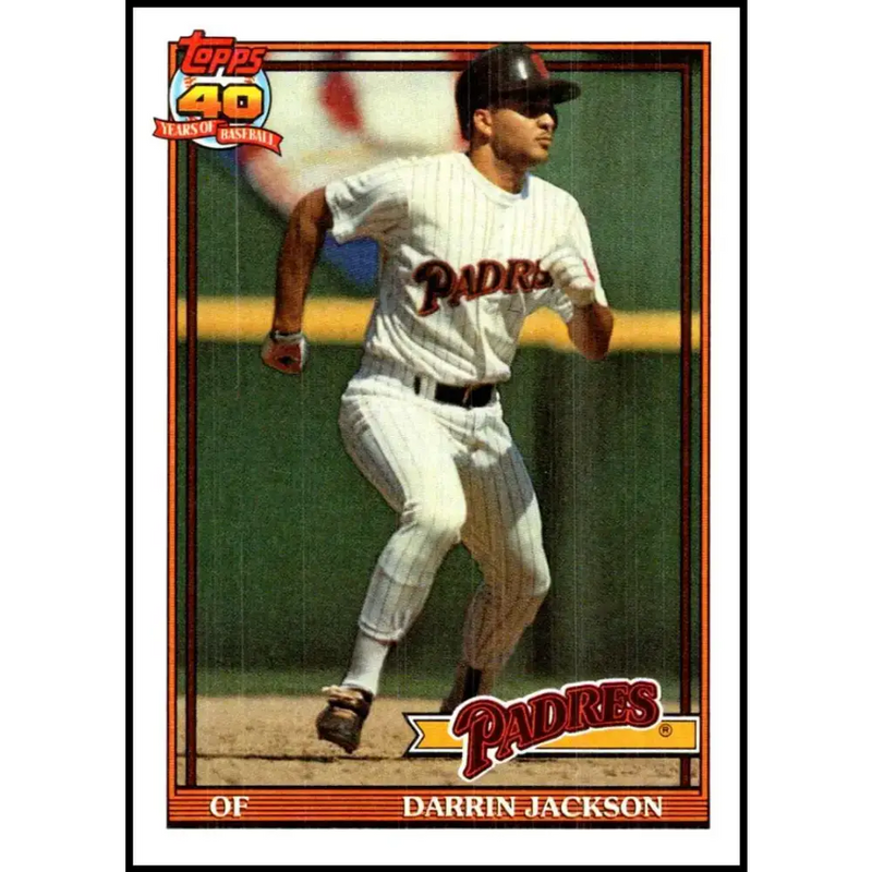1991 Topps #373 Darrin Jackson NM-MT San Diego Padres Baseball Card - Baseball Card Single
