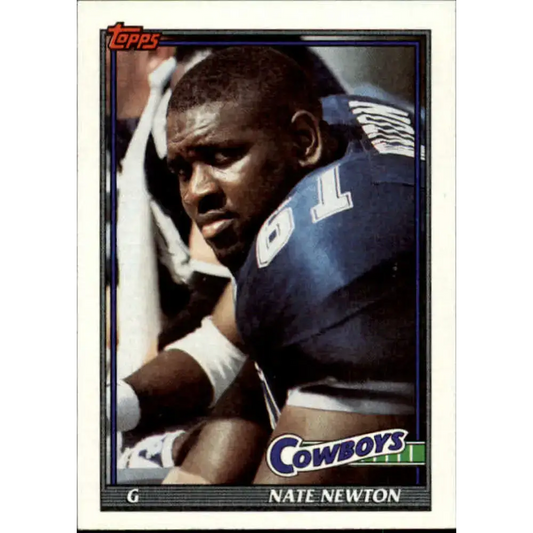 1991 Topps #373 Nate Newton NM-MT Dallas Cowboys Football Card