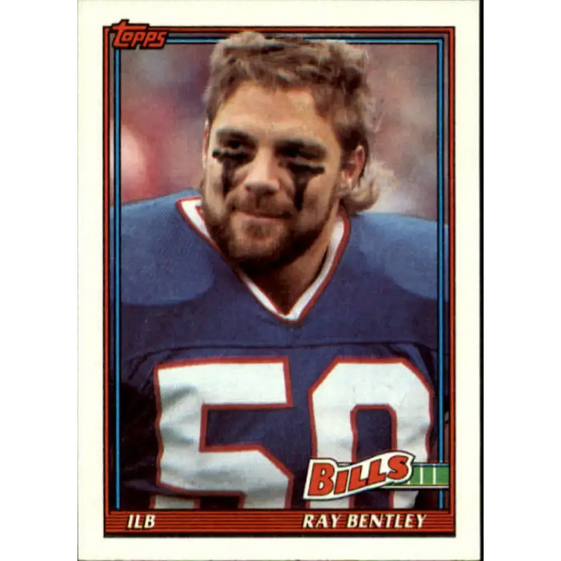 1991 Topps #38 Ray Bentley NM-MT Buffalo Bills Football Card - Football Card Single