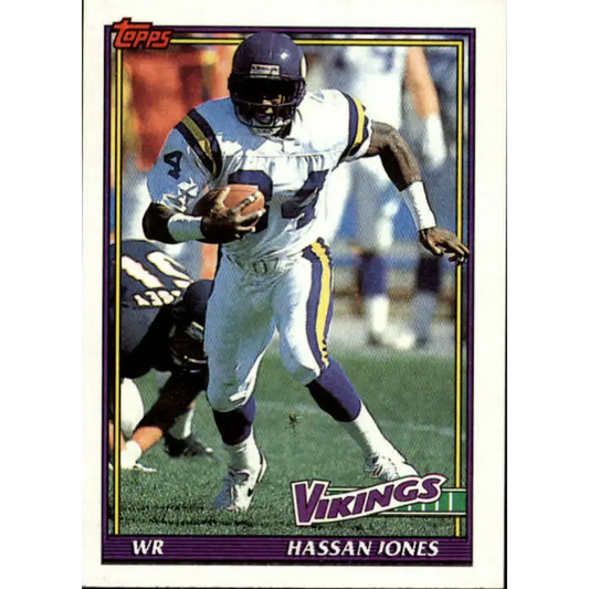 1991 Topps #380 Hassan Jones NM-MT Minnesota Vikings Football Card