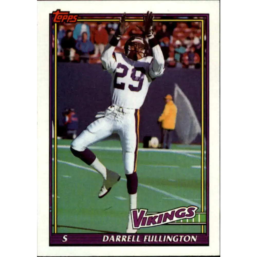 1991 Topps #382 Darrell Fullington NM-MT Minnesota Vikings Football Card - Football Card Single