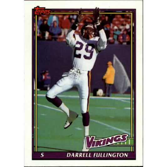 1991 Topps #382 Darrell Fullington NM-MT Minnesota Vikings Football Card