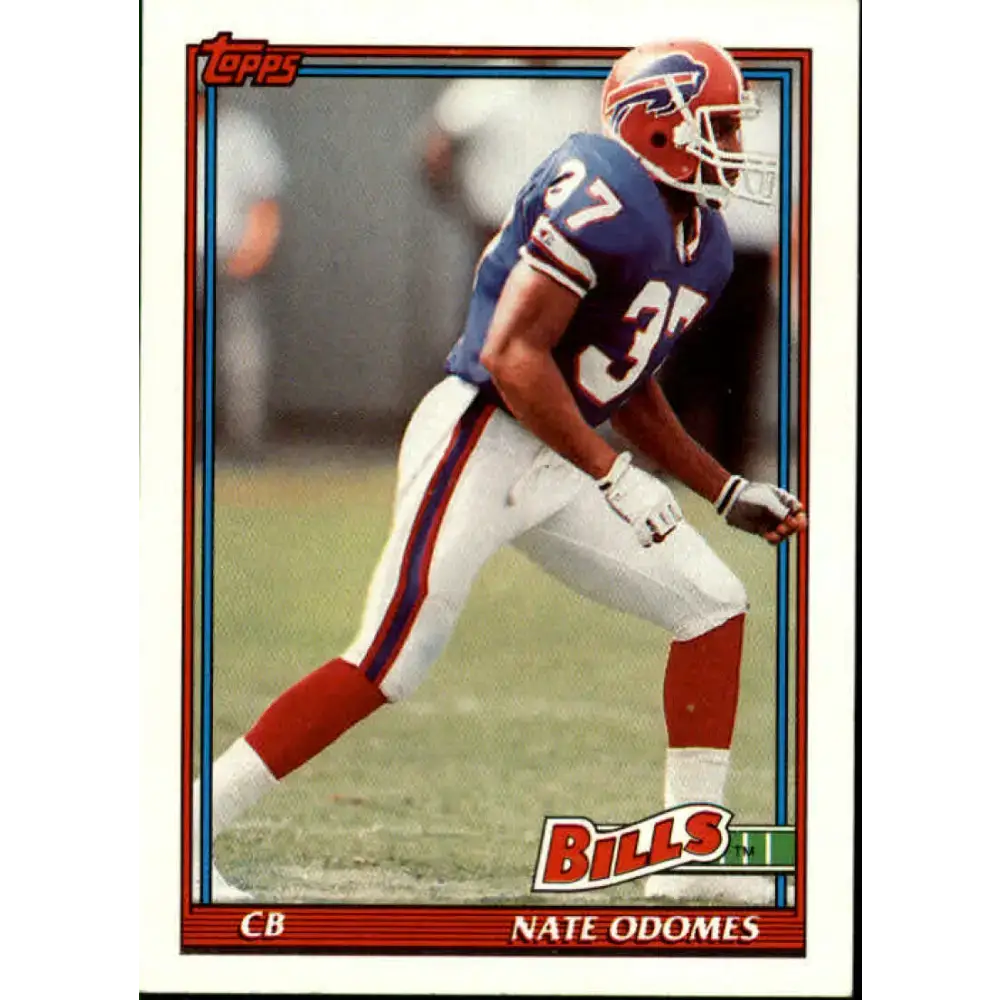 1991 Topps #39 Nate Odomes NM-MT Buffalo Bills Football Card - Football Card Single