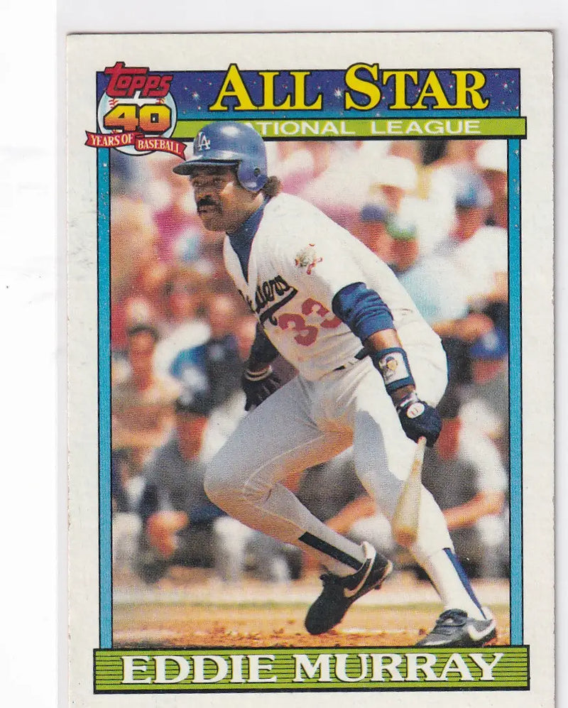 1991 TOPPS #397 EDDIE MURRAY ALL STAR- LOS ANGELES DODGERS