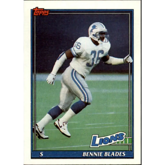 1991 Topps #401 Bennie Blades NM-MT Detroit Lions Football Card