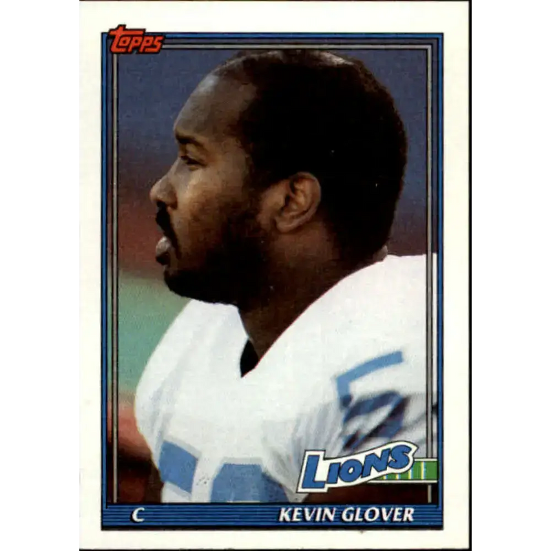 1991 Topps #402 Kevin Glover NM-MT Detroit Lions Football Card