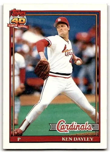 1991 Topps #41 Ken Dayley NM Near Mint Cardinals ID:43337 - Baseball Card Single