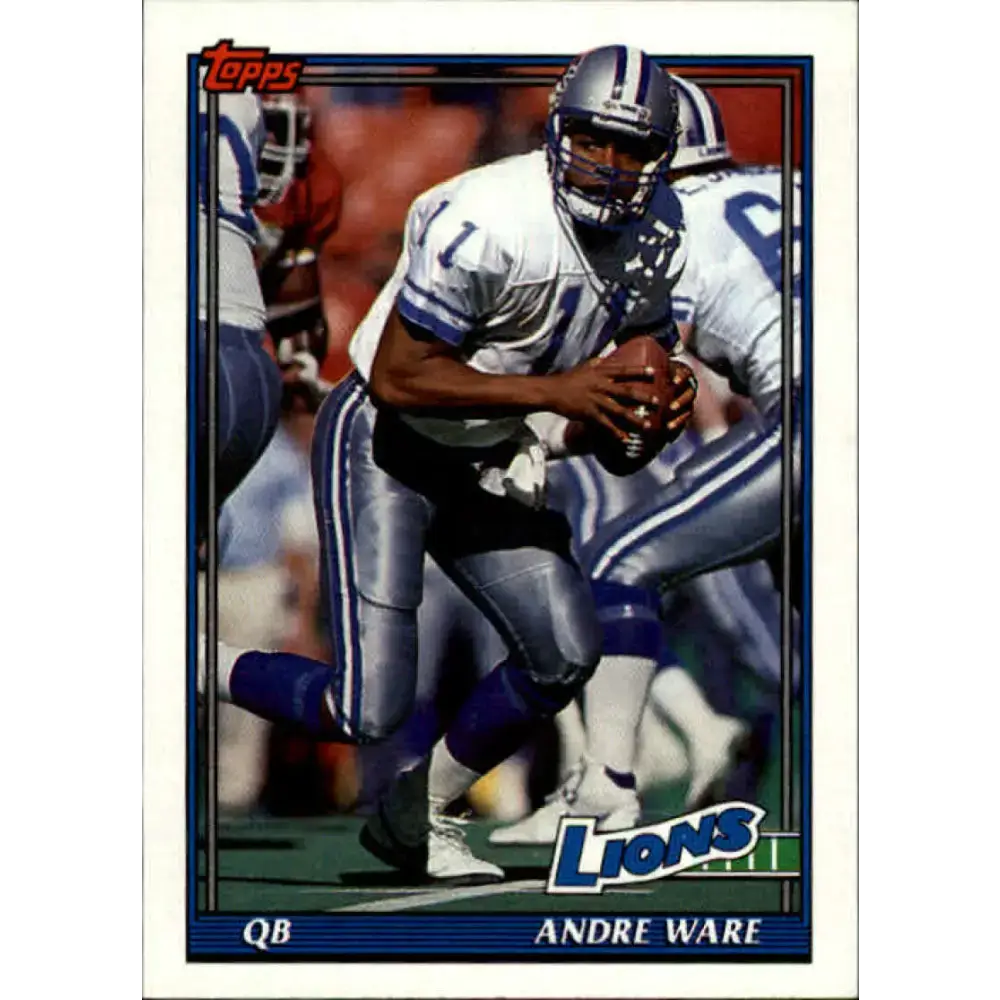 1991 Topps #416 Andre Ware NM-MT Detroit Lions Football Card - Football Card Single