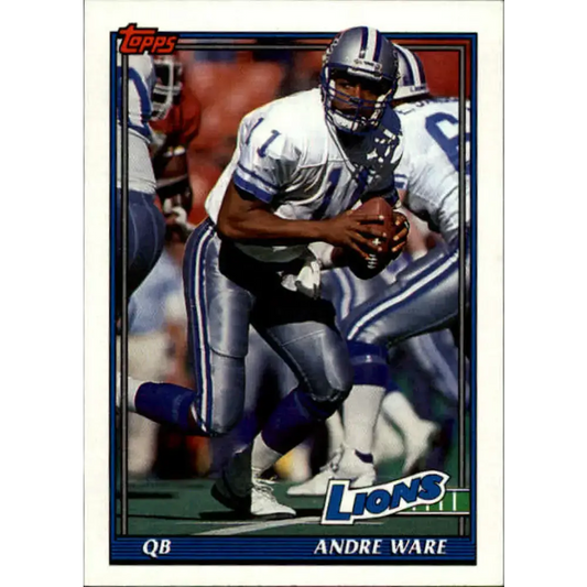 1991 Topps #416 Andre Ware NM-MT Detroit Lions Football Card