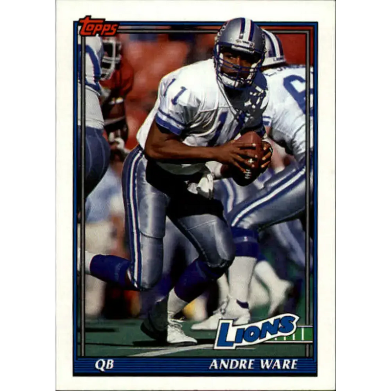 1991 Topps #416 Andre Ware NM-MT Detroit Lions Football Card - Football Card Single