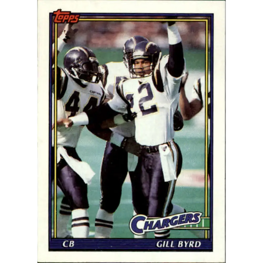 1991 Topps #418 Gill Byrd NM-MT San Diego Chargers Football Card - Football Card Single