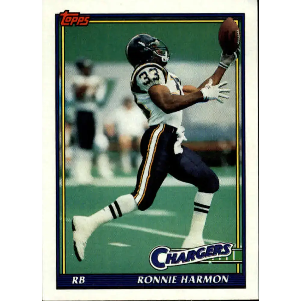 1991 Topps #423 Ronnie Harmon NM-MT San Diego Chargers Football Card - Football Card Single