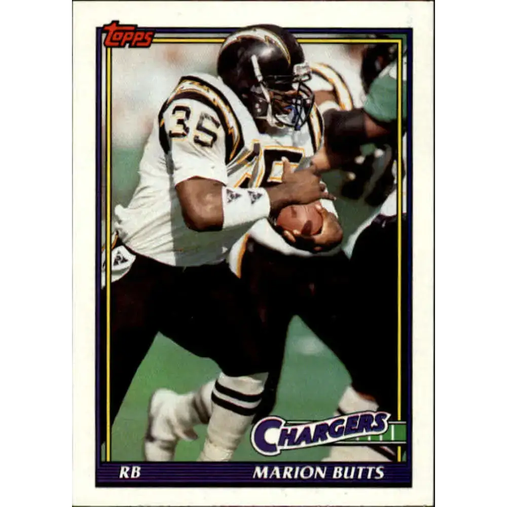 1991 Topps #425 Marion Butts NM-MT San Diego Chargers Football Card - Football Card Single