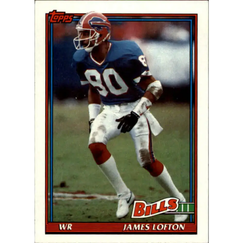 1991 Topps #43 James Lofton NM-MT Buffalo Bills Football Card - Football Card Single