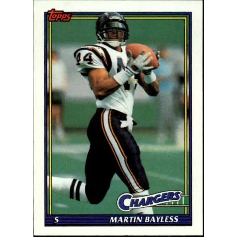 1991 Topps #430 Martin Bayless NM-MT San Diego Chargers Football Card - Football Card Single