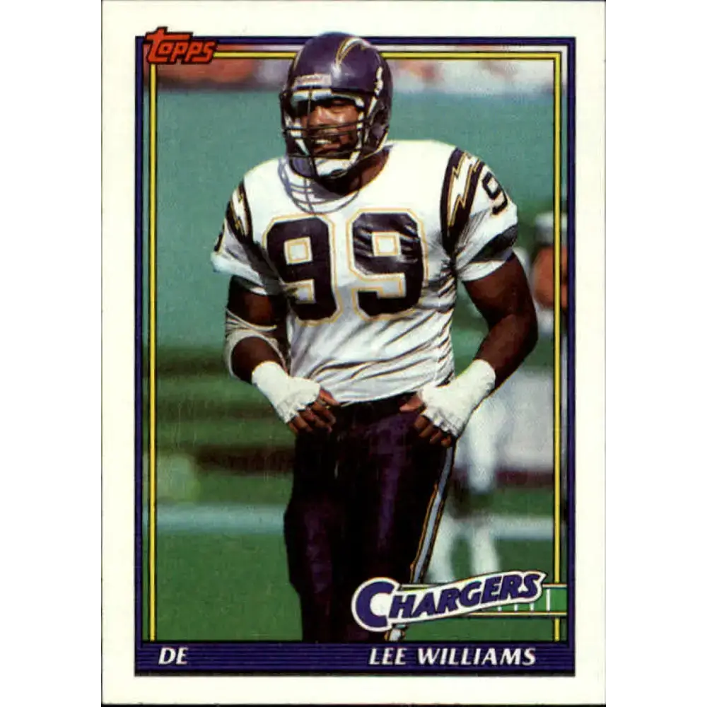 1991 Topps #432 Lee Williams NM-MT San Diego Chargers Football Card - Football Card Single