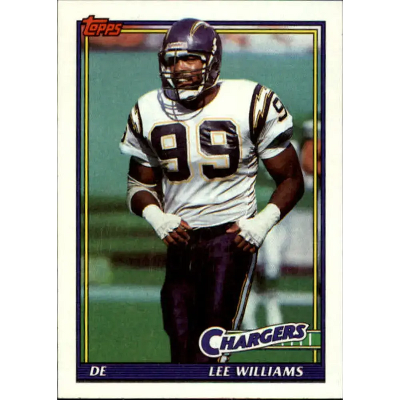 1991 Topps #432 Lee Williams NM-MT San Diego Chargers Football Card - Football Card Single