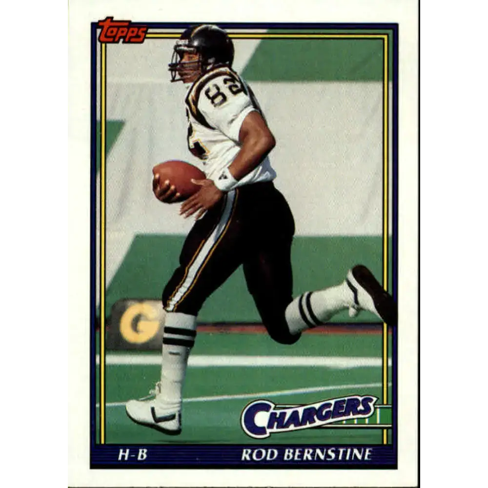 1991 Topps #436 Rod Bernstine NM-MT San Diego Chargers Football Card