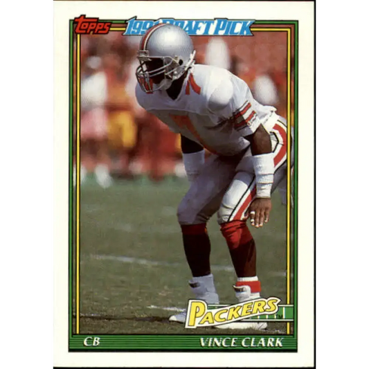 1991 Topps #439 Vince Clark NM-MT RC Rookie Green Bay Packers Football Card