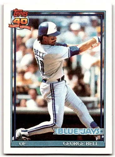1991 Topps #440 George Bell EX/NM Blue Jays ID:43297 - Baseball Card Single