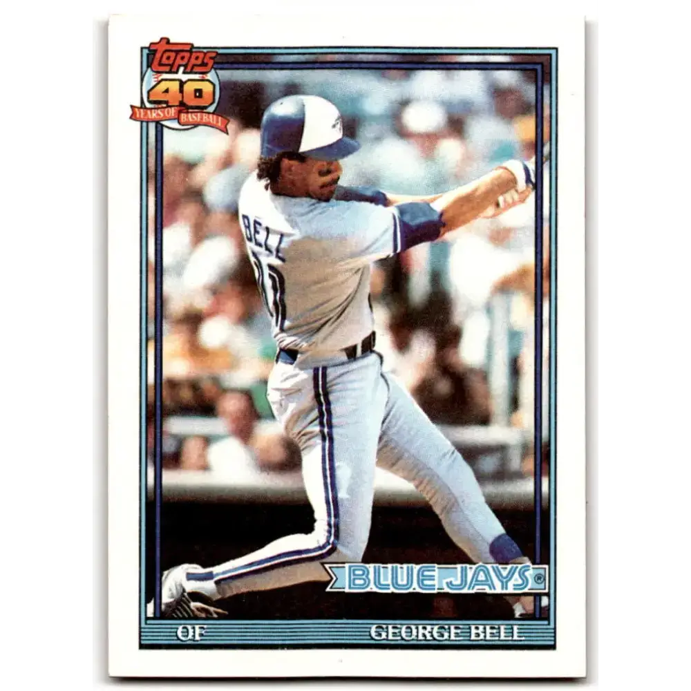 1991 Topps #440 George Bell NM-MT Toronto Blue Jays Baseball Card - Baseball Card Single